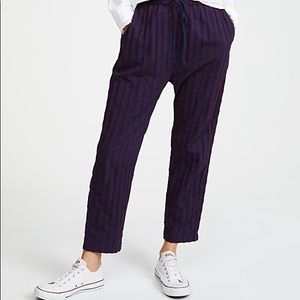 Xirena cropped pants, midnight wine